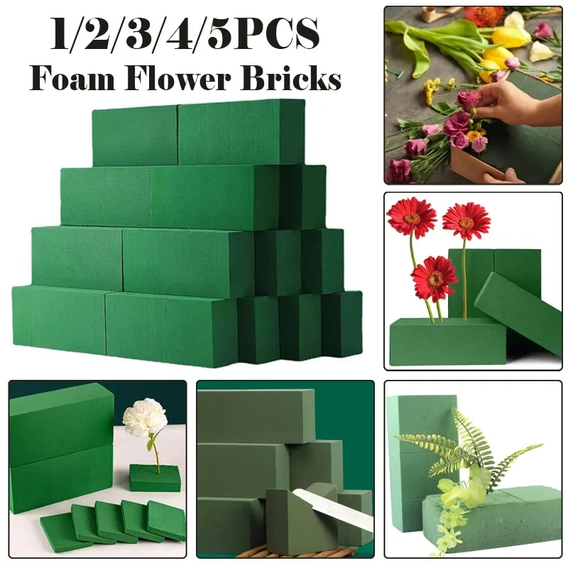 Floral foam in packaging, ready to use for creating compositions