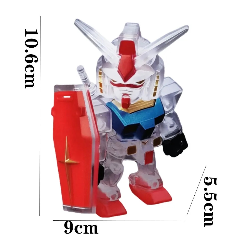Bild der Sammlungsfigur Gundam RX-78-2 in der Markeverpackung von McDonald's