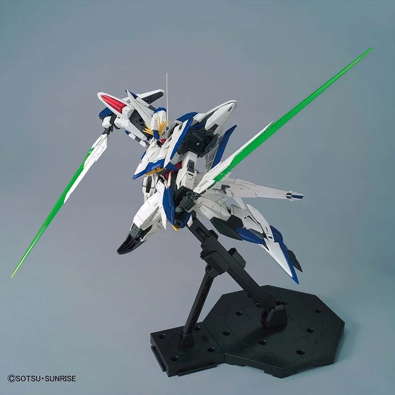 Assembly process of the Exia Gundam figure from the anime Gundam Seed
