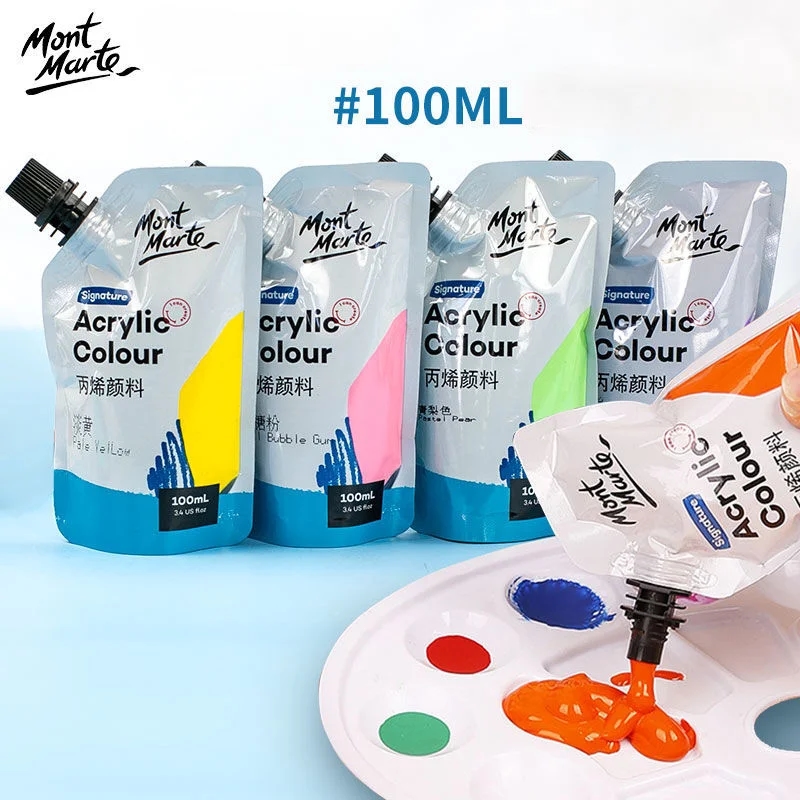 Bright acrylic paint in phthalo green, perfect for creating rich shades on canvas