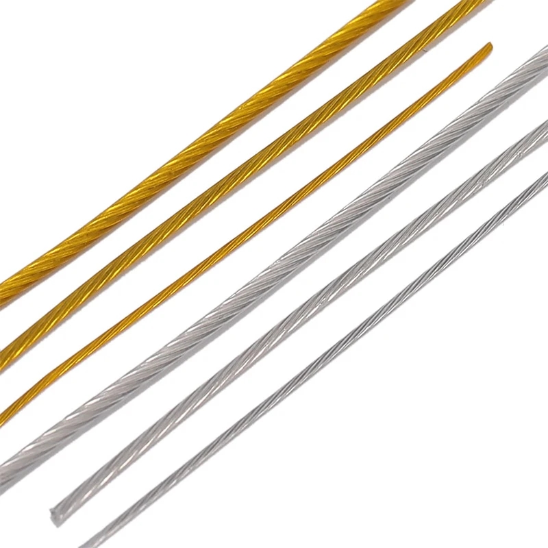 Gold Draht mit einem Durchmesser von 0.6mm, ideal für die Herstellung von stilvollem Schmuck