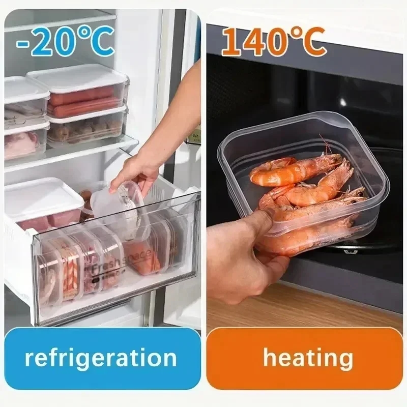 Praktische runde Behälter zur Lebensmittelaufbewahrung im Kühlschrank