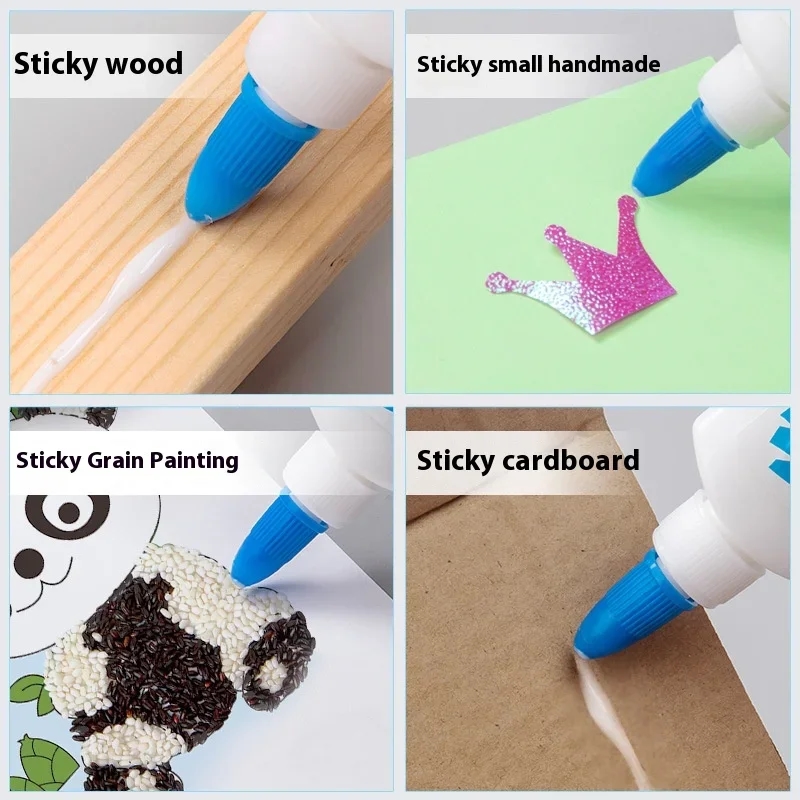 Fast-drying glue for creativity, free of harmful substances