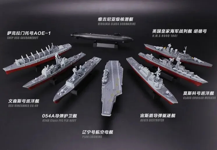 Close-up dos elementos do modelo de navio de guerra com alto grau de detalhamento