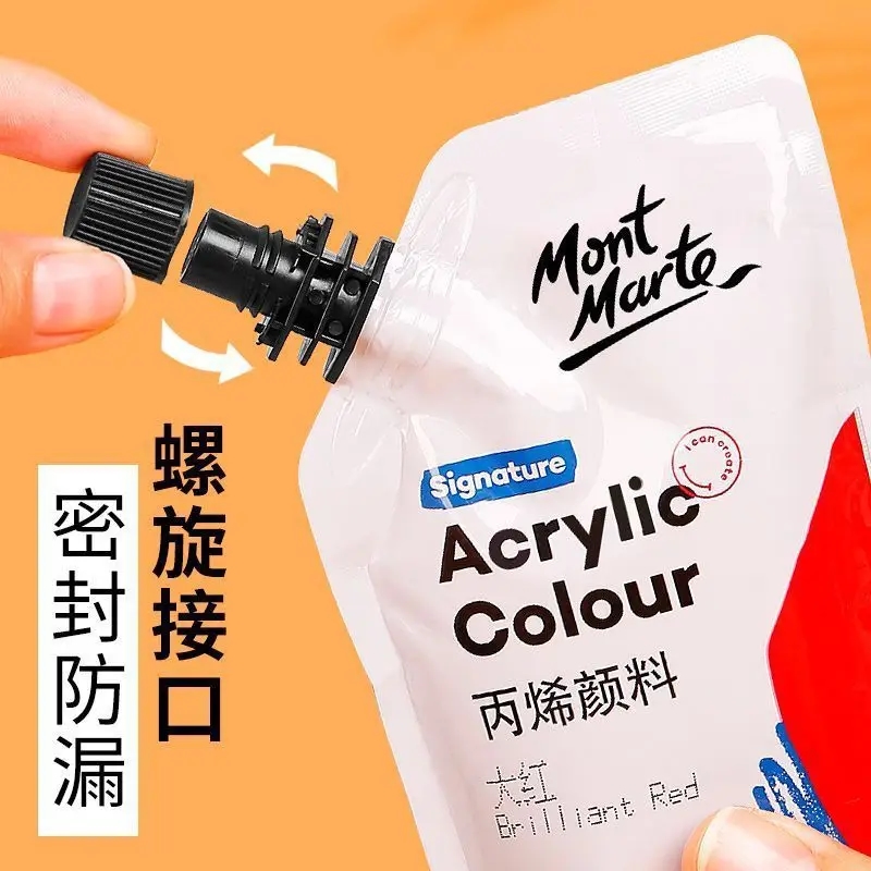 Titanium white paint for creating bases and bright accents in your artworks
