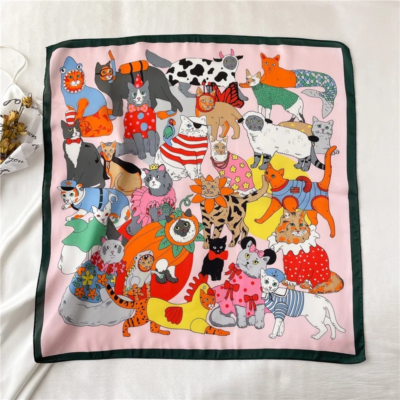 Pañuelo con estampado colorido, perfecto para crear un estilo único