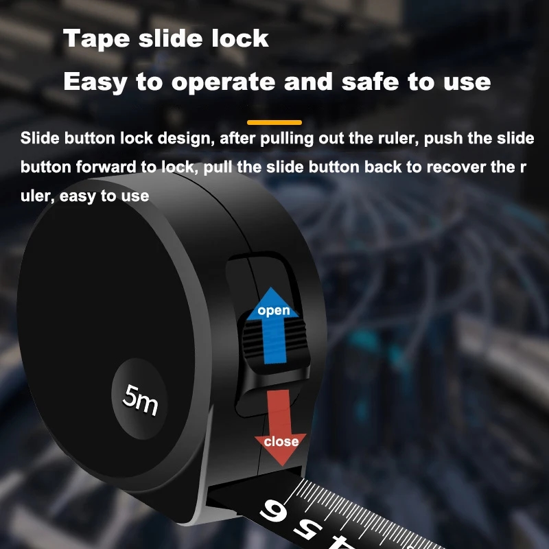 Universal steel tape measure for various household and professional tasks
