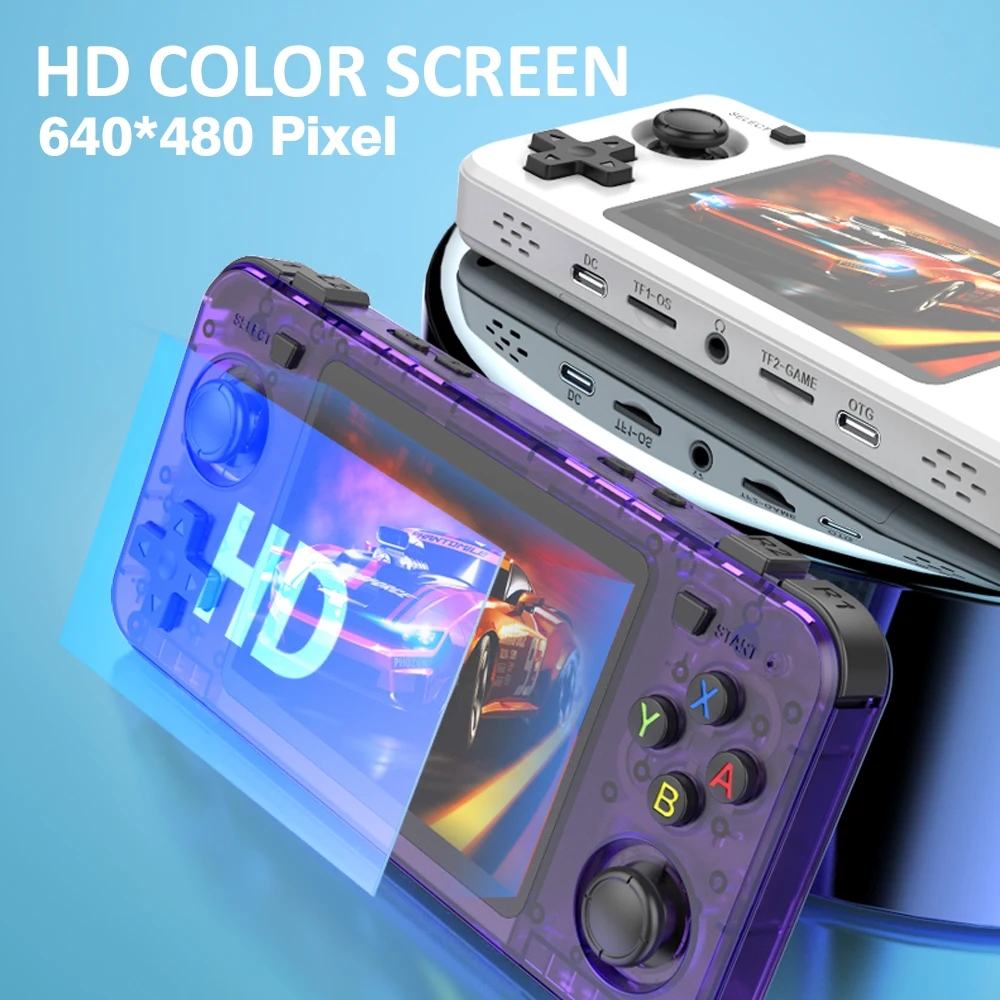 Launching a game on BOYHOM R36H with a high-quality screen