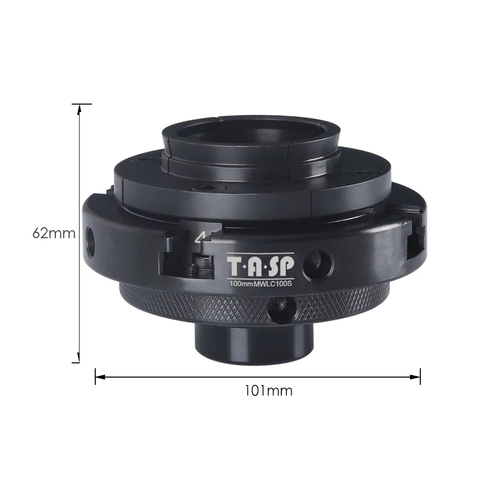 Lathe chuck with thread M33x3.5, suitable for most machines