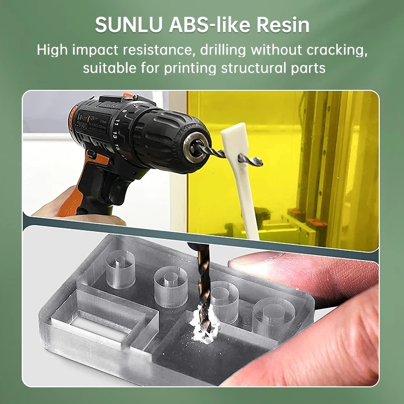 Black part printed using SUNLU photopolymer resin