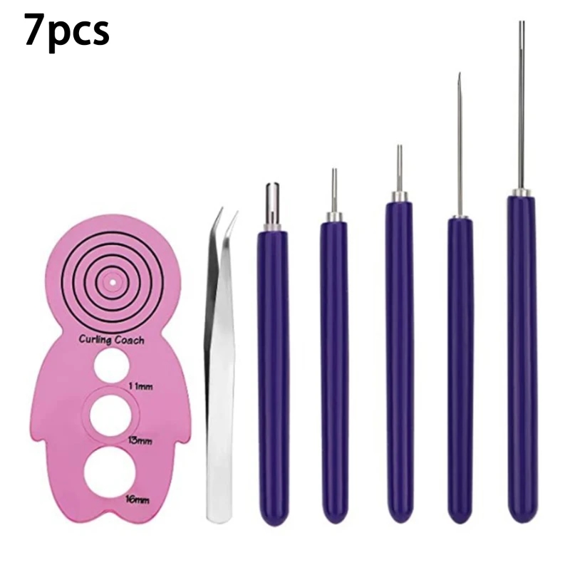 Image of the quilling tool set, including pens and needles