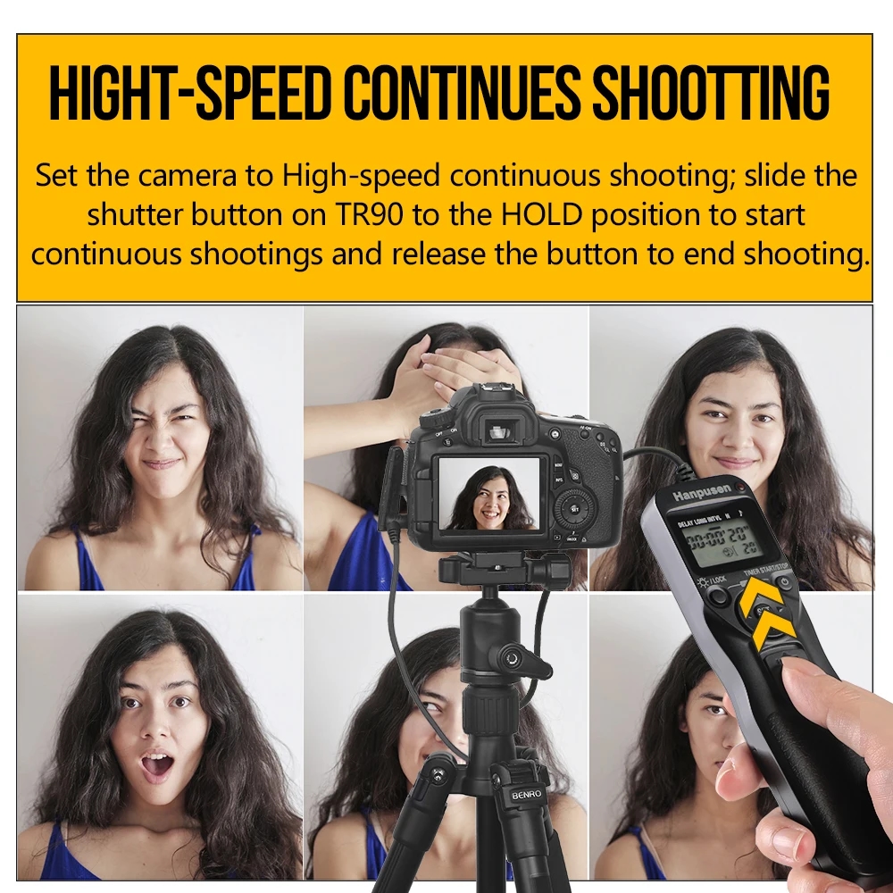 Adapters for connecting the timer remote control to various camera models