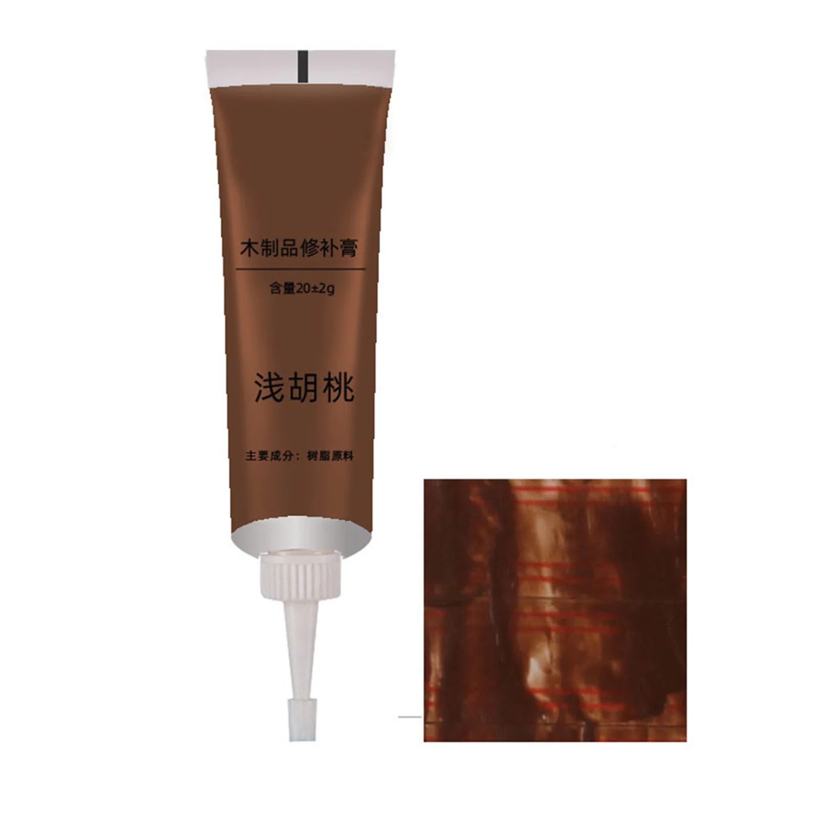 Assortment of furniture repair pastes in various colors