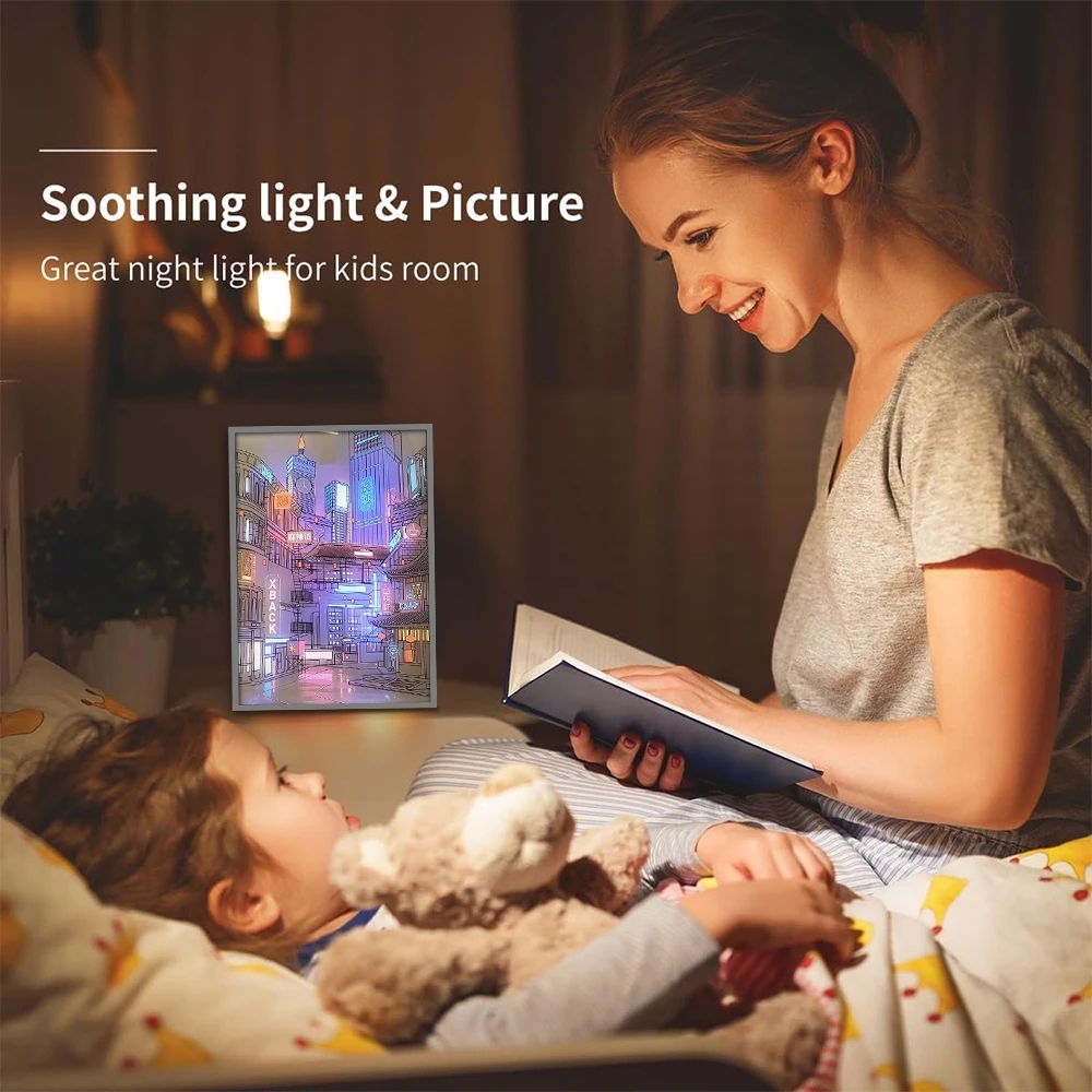 Night light with adjustable brightness