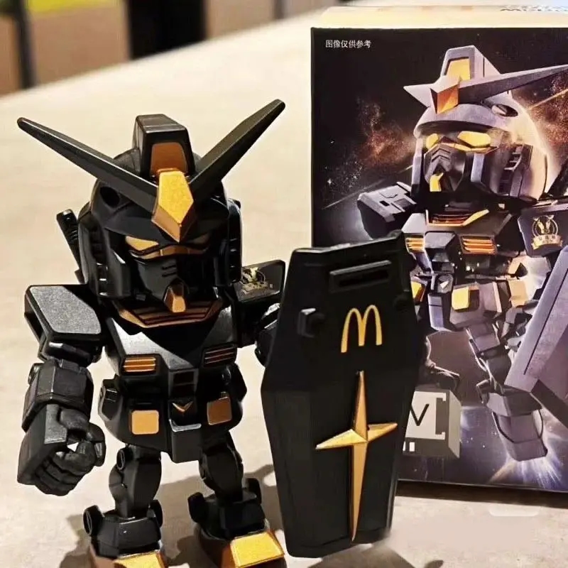 Image showing the side view of the Gundam McDonald's figurine