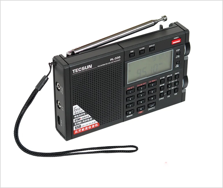Convenient charging feature of the Tecsun PL-330 via USB-C for quick recharging