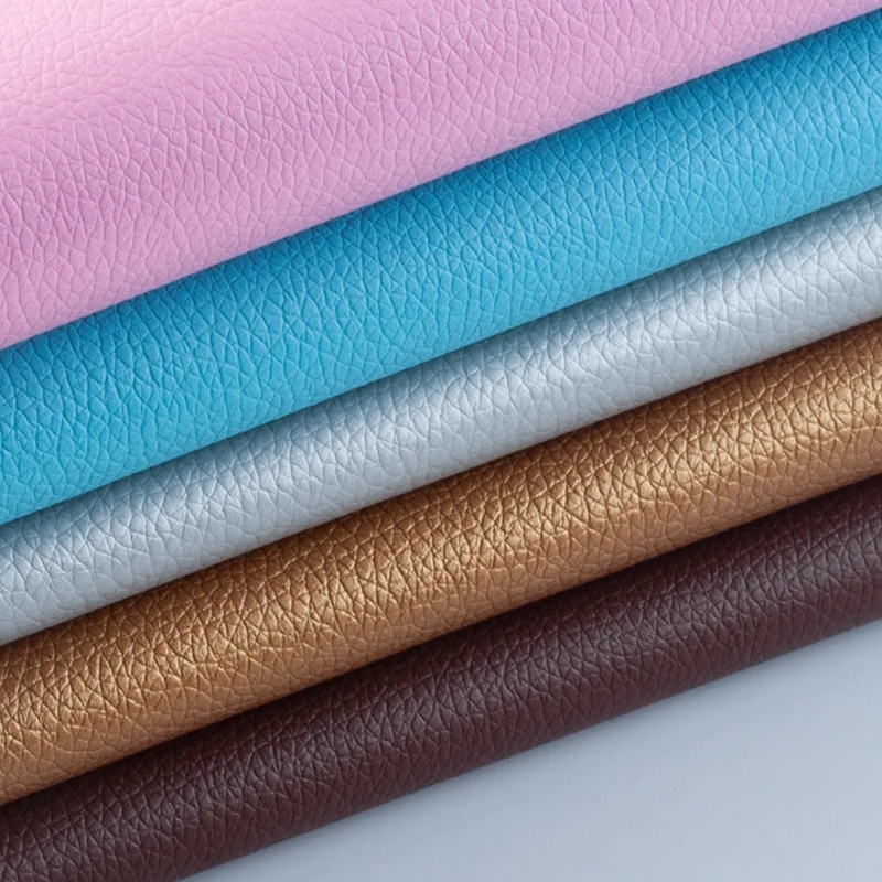 Delicate green PU leather that will add freshness and uniqueness to your products.