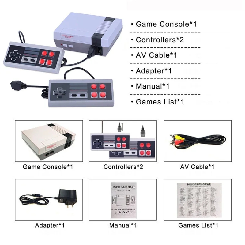 Console with many games that will be a great surprise for friends and family
