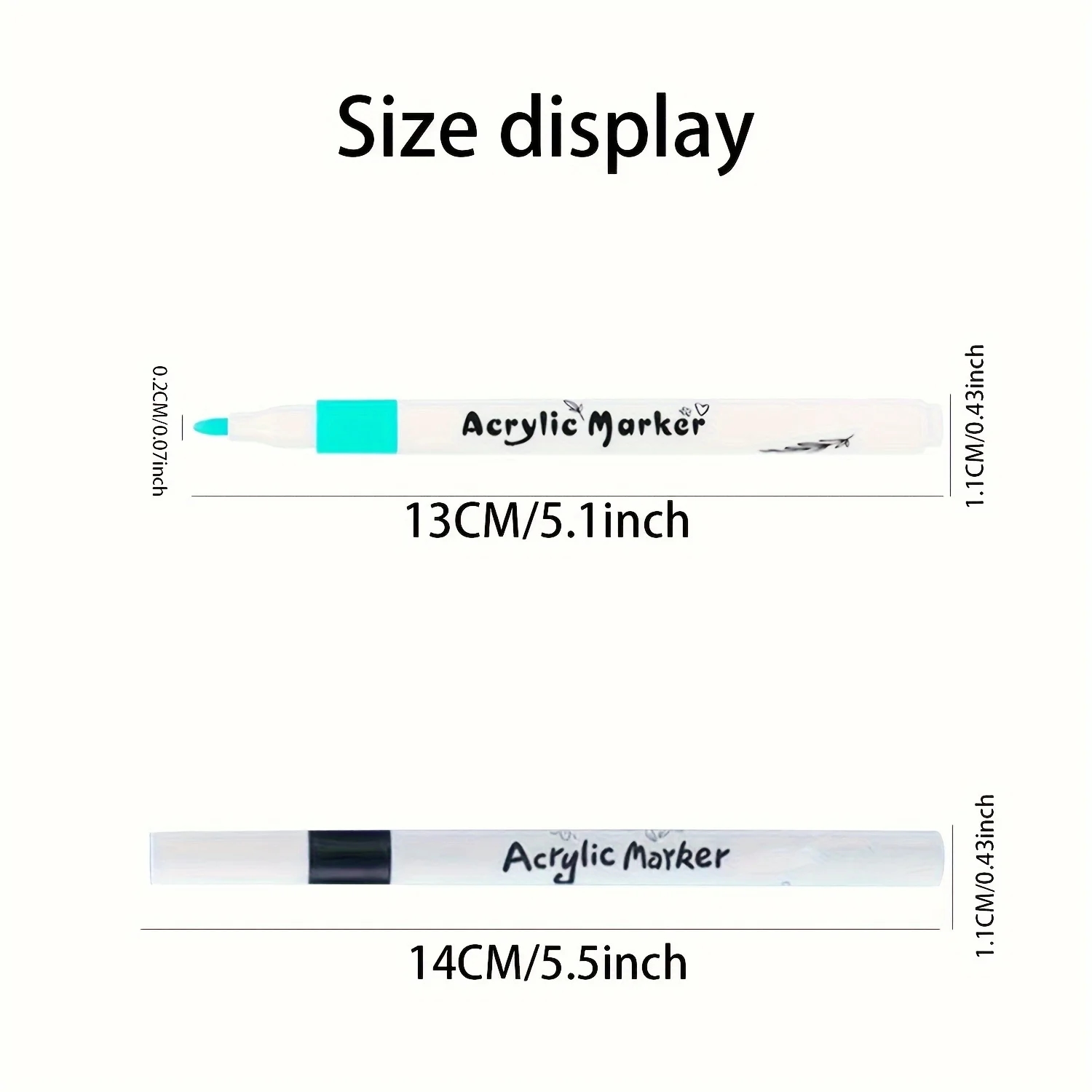 Details of a fabric drawing made with these markers, demonstrating color durability