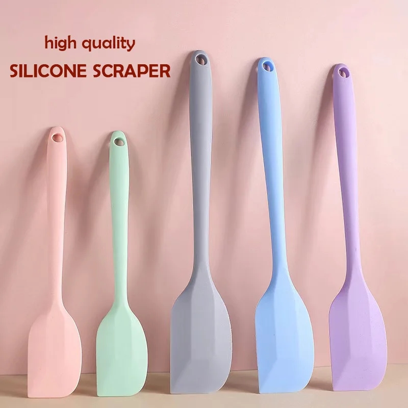 Bright and stylish green silicone scraper