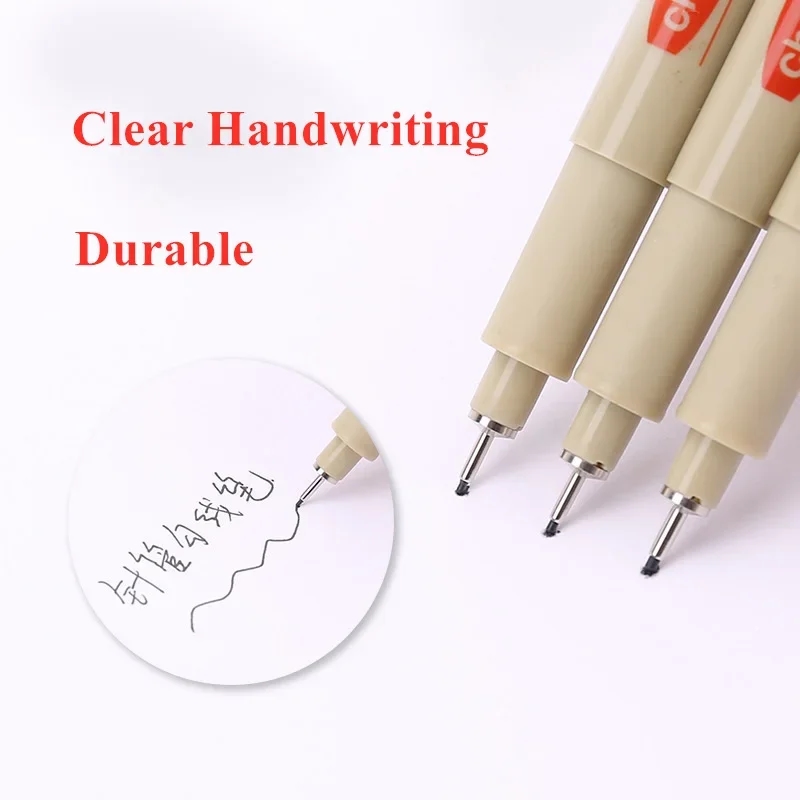 Artist's hand drawing with a set of markers