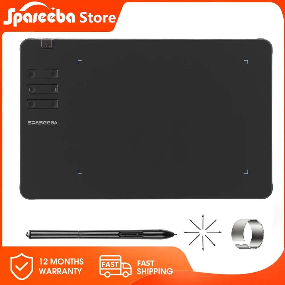 Tablette graphique fine et portable SPASEEBA pour le dessin et la peinture