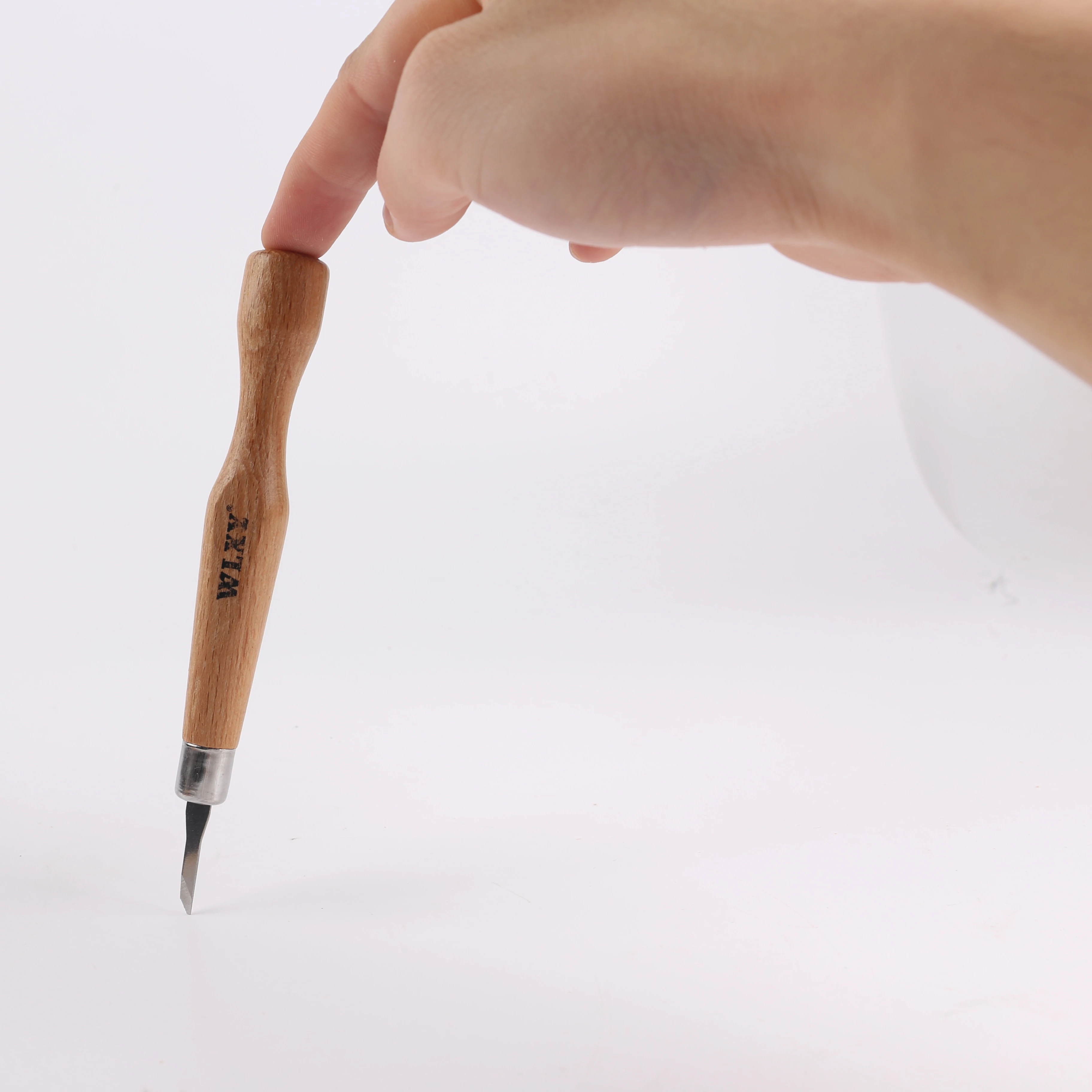 Chisels with sharp blades for precise woodwork