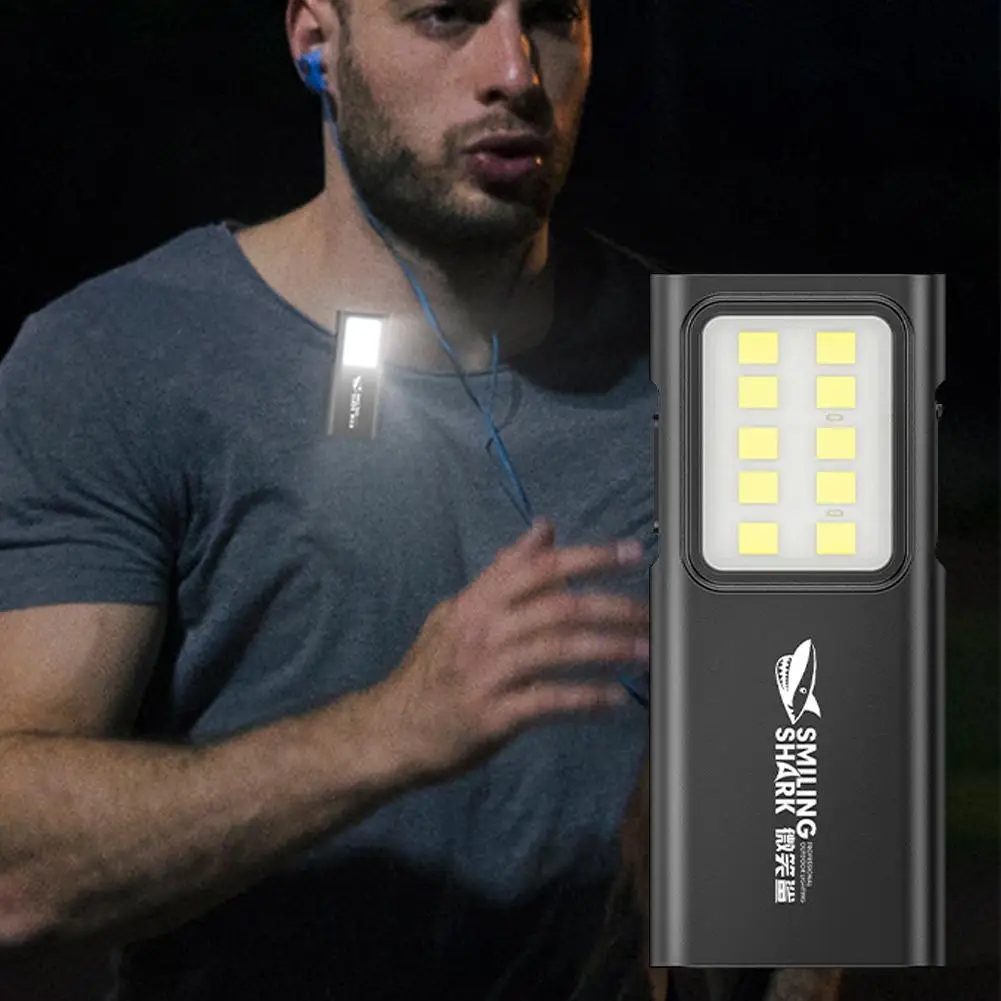 Detailed view of the control buttons with different lighting modes