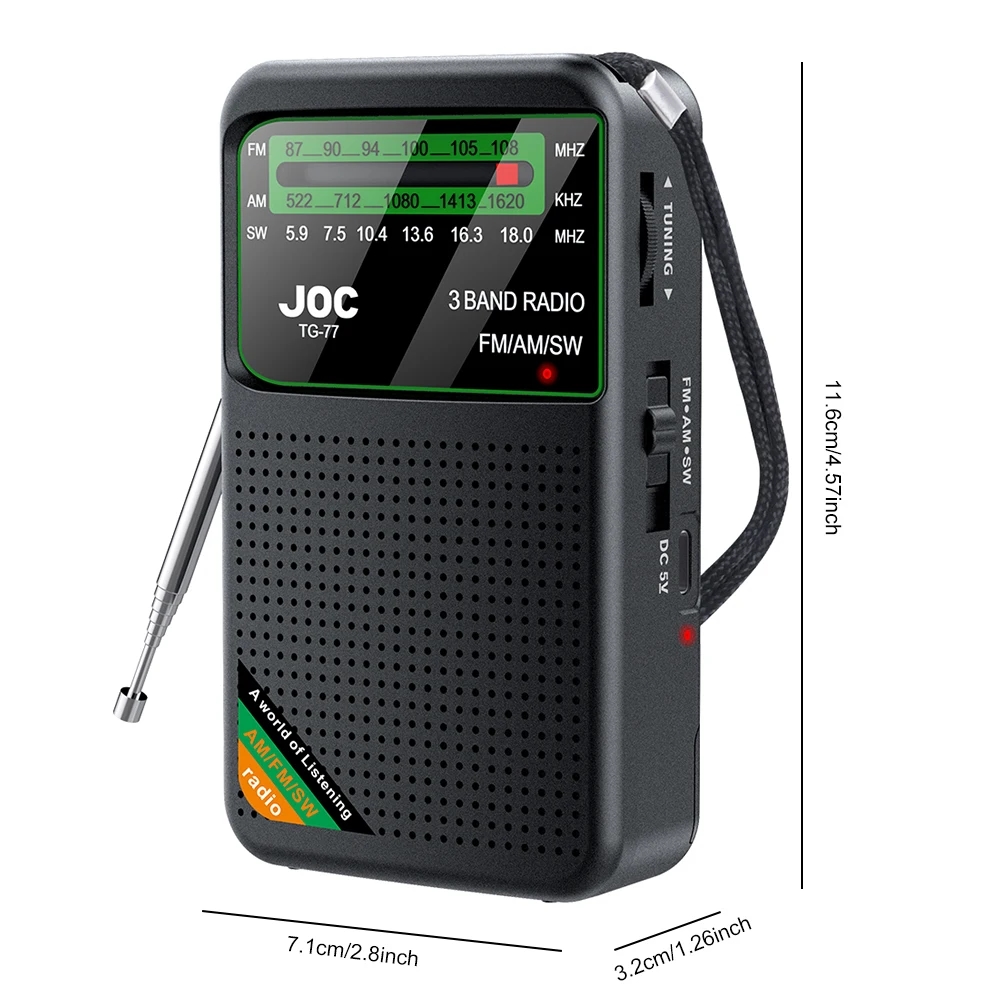 Reliable radio for use during hikes and outdoors