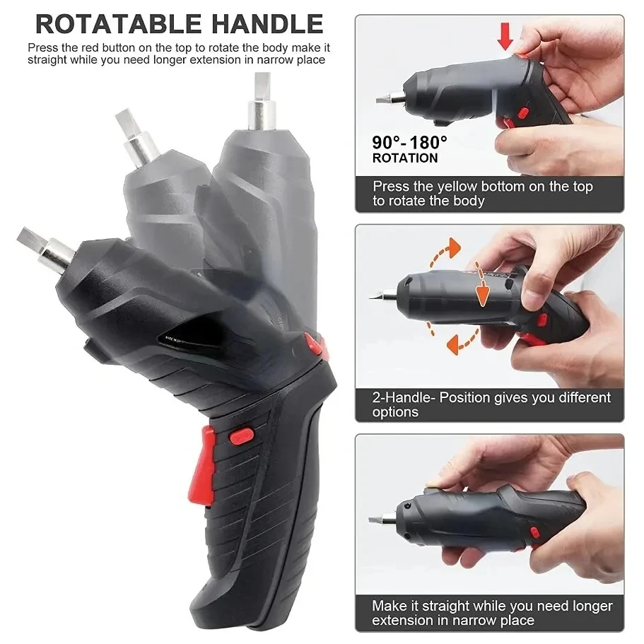 Variedad de accesorios para el destornillador eléctrico Xueliee