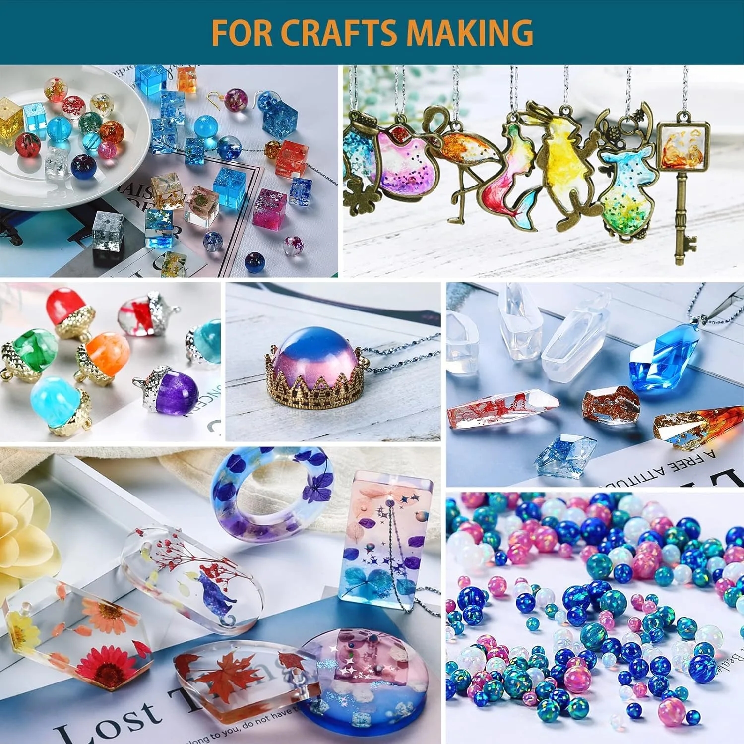 High-quality UV epoxy resin for making jewelry
