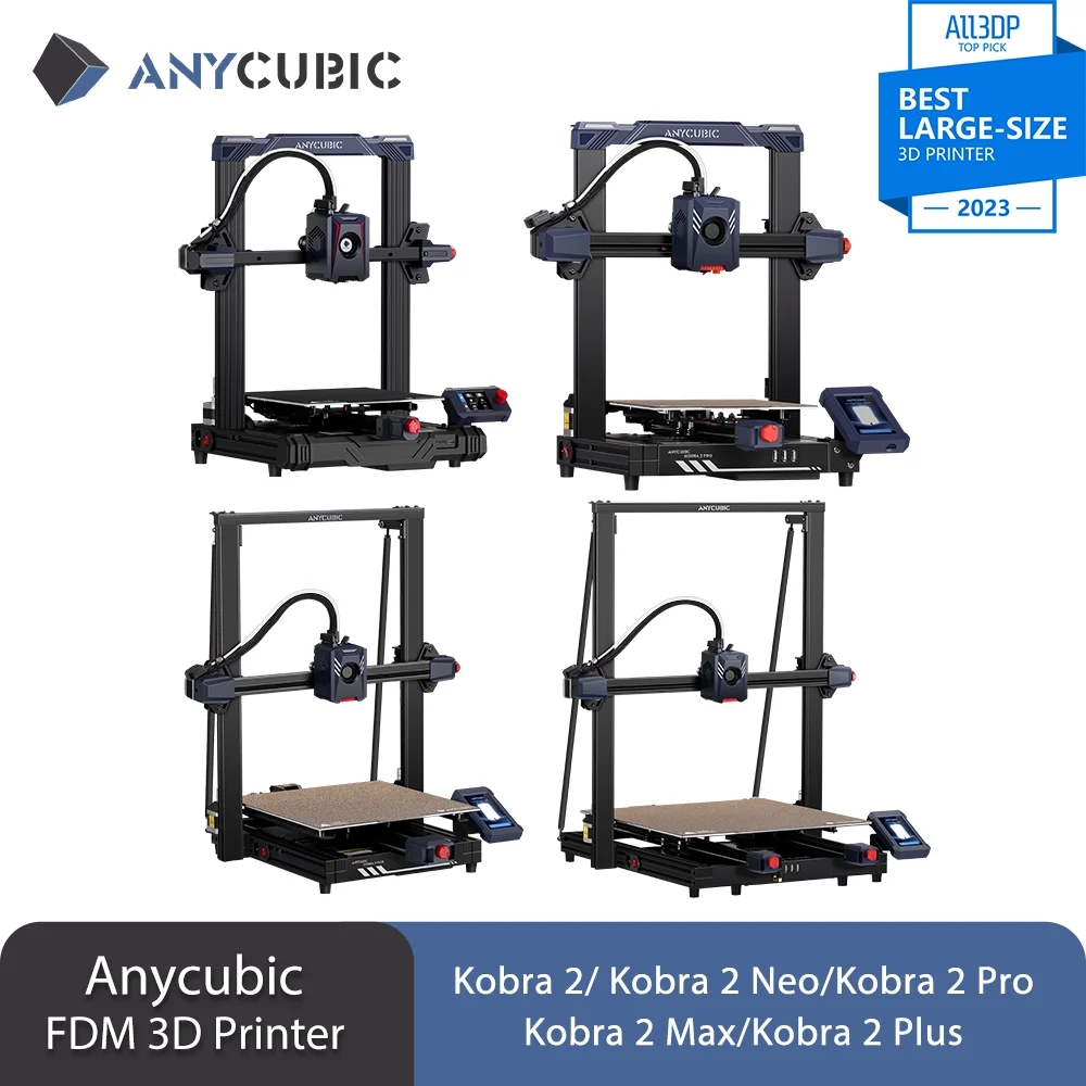 자동 캘리브레이션 기능의 대형 Anycubic Kobra 2 Pro 3D 프린터
