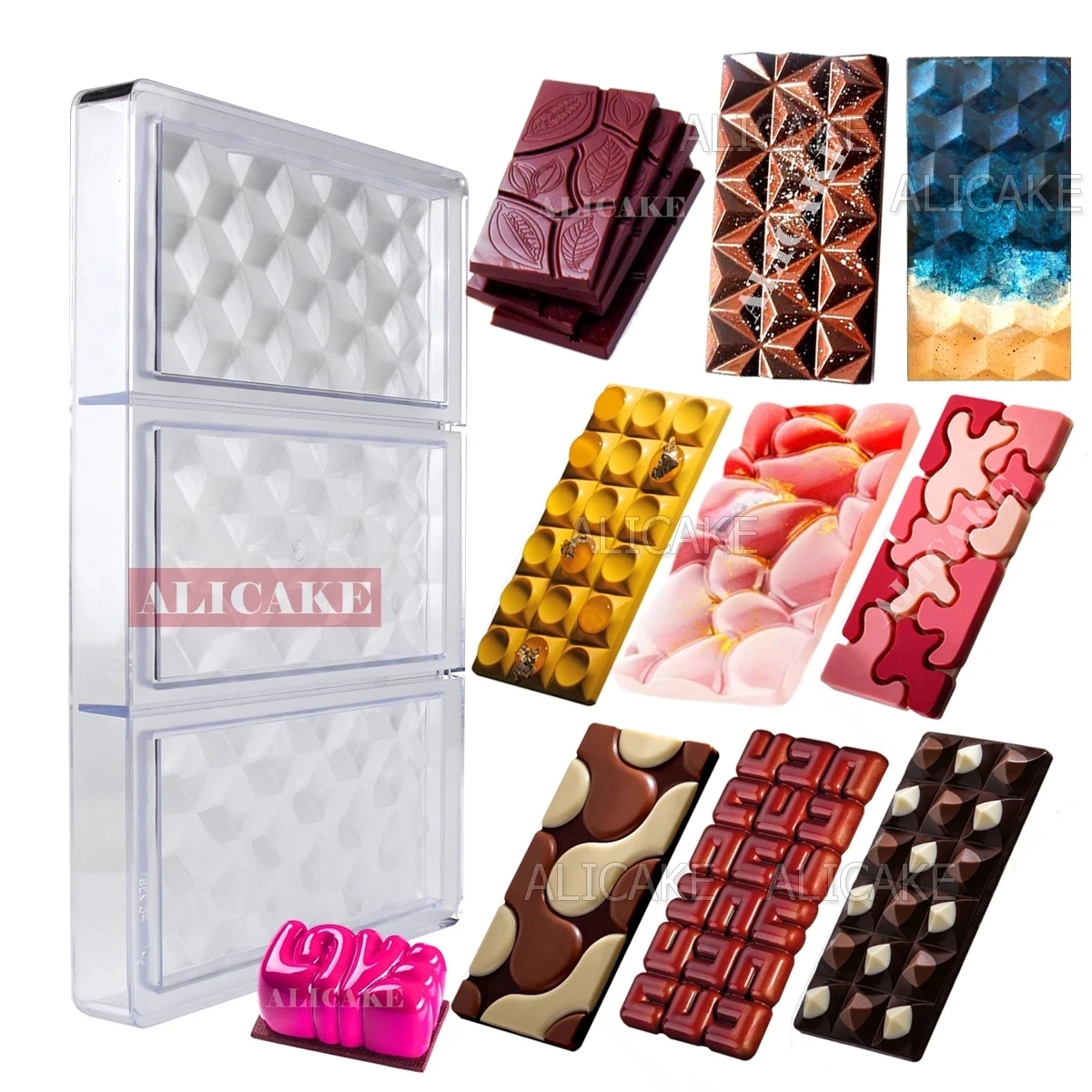 Sturdy mold that allows for easy removal of chocolate products