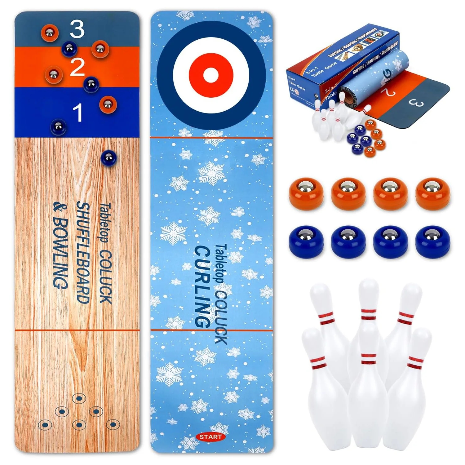 Vue détaillée de l'élément de bowling du jeu de table