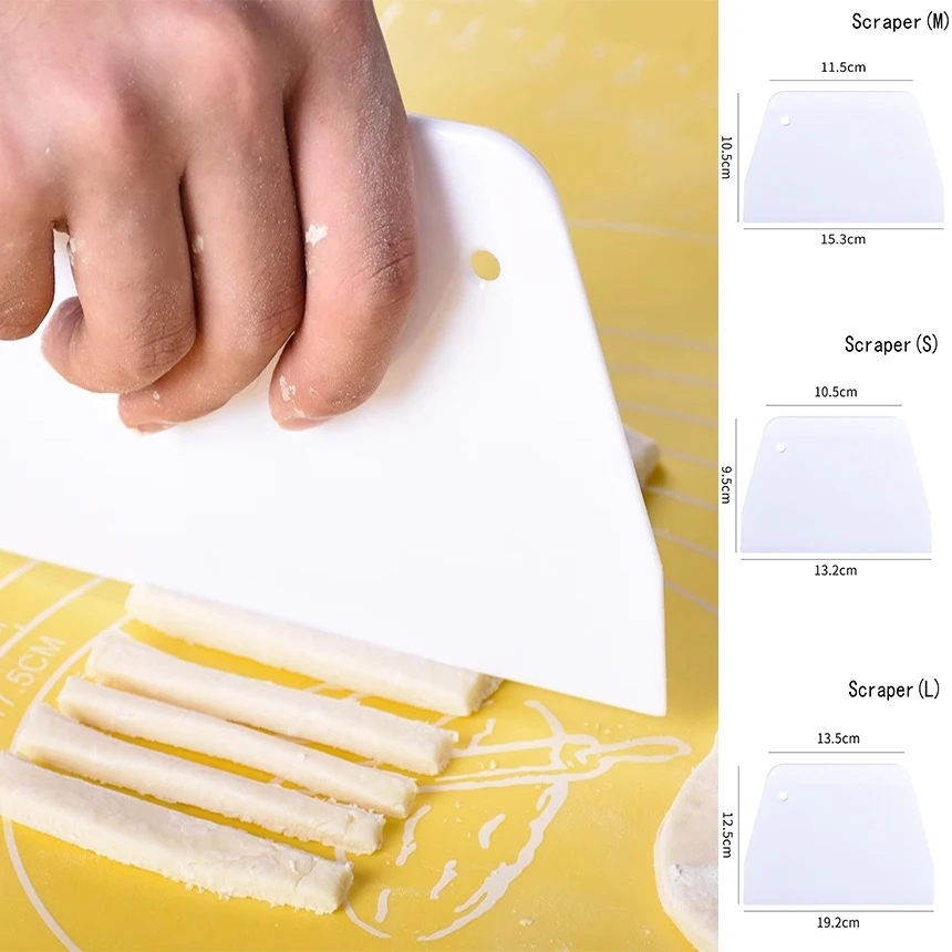 Plastic spatula in action in the kitchen, perfect for baking