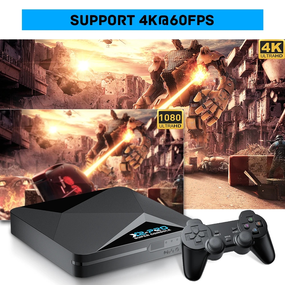 Screenshot eines Spiels auf der Super Konsole X2 Pro, der die Vielfalt der verfügbaren Spiele zeigt