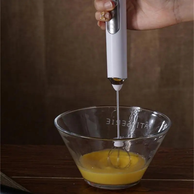 Milk mixer with USB charging option