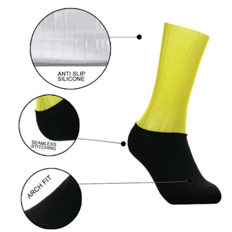 Profile shot of socks showing their length and material quality, perfect for summer walks