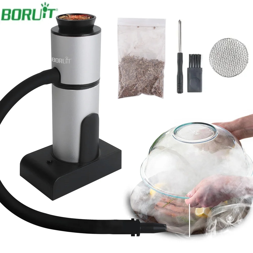 Smoke generator for cold smoking with various attachments