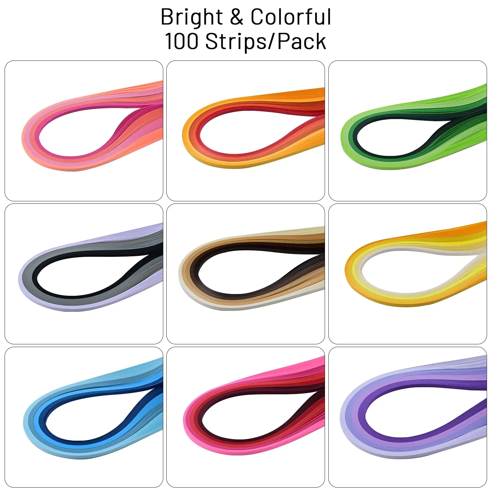 quality craft paper strips