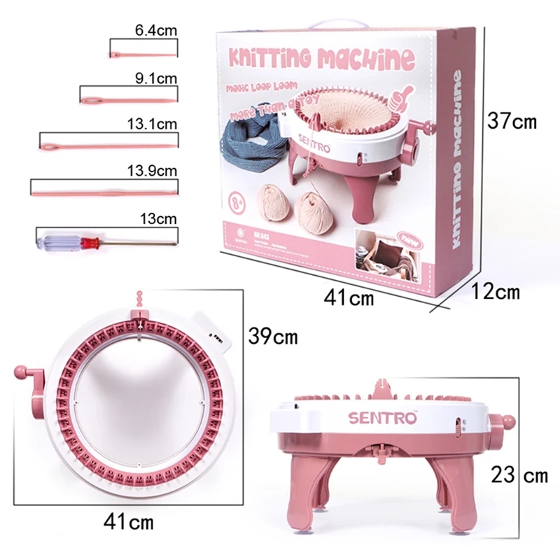 Helps create quality hats and scarves in just minutes, perfect for a gift.