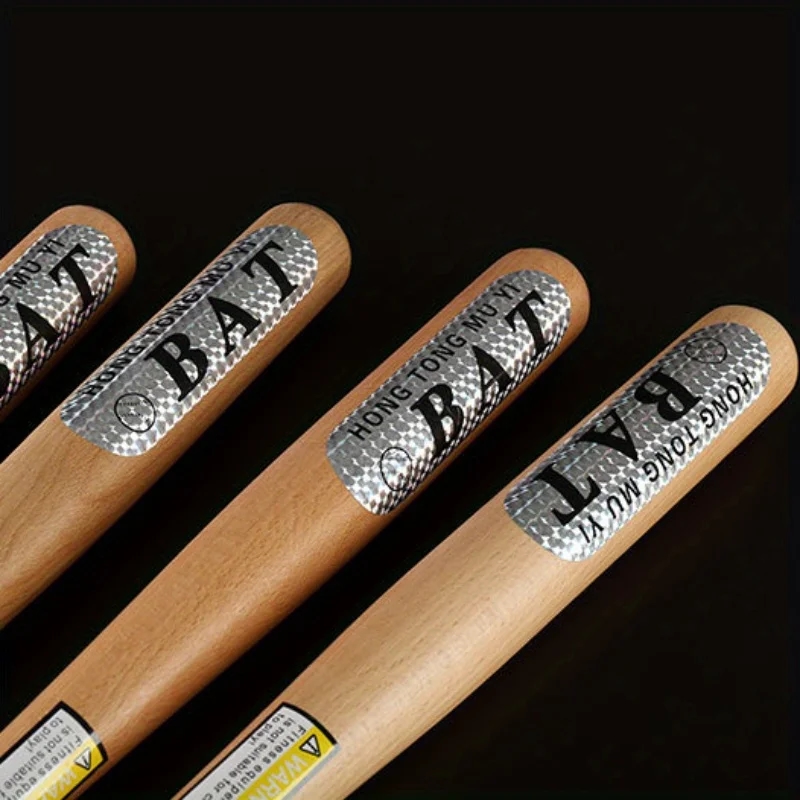 Photograph of a high-quality wooden baseball bat on a light background