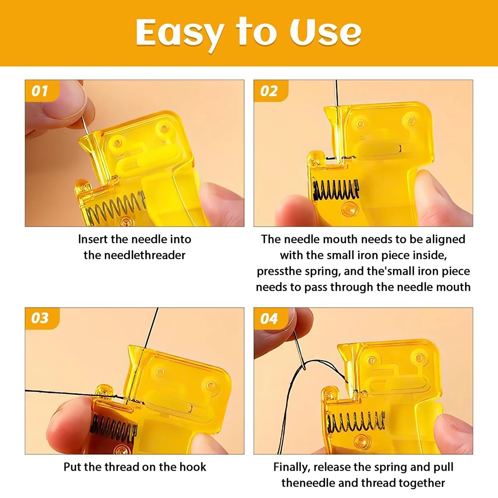Sturdy and high-quality needle threader, designed for repeated use