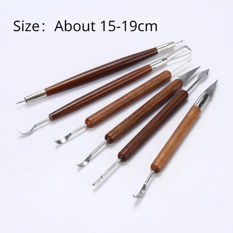 Plastic tools for modeling and decorating sculptures