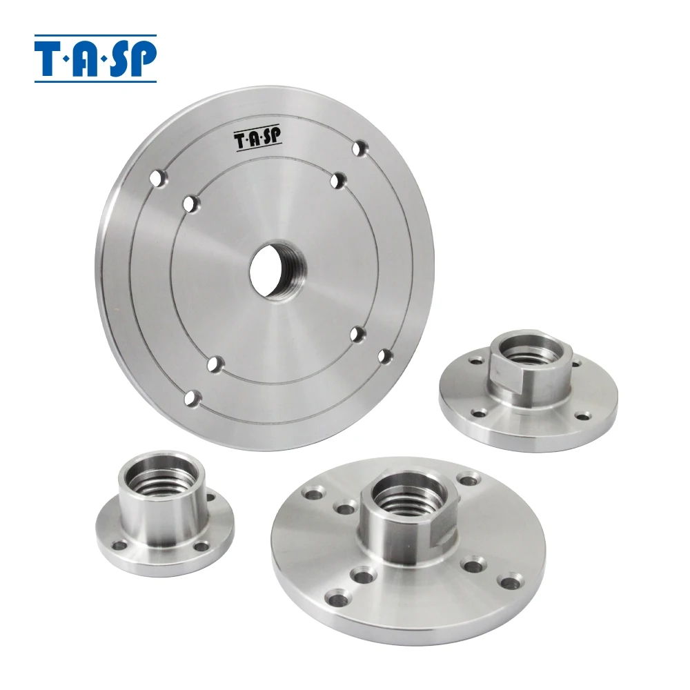 Quality end plate for precise work on a lathe
