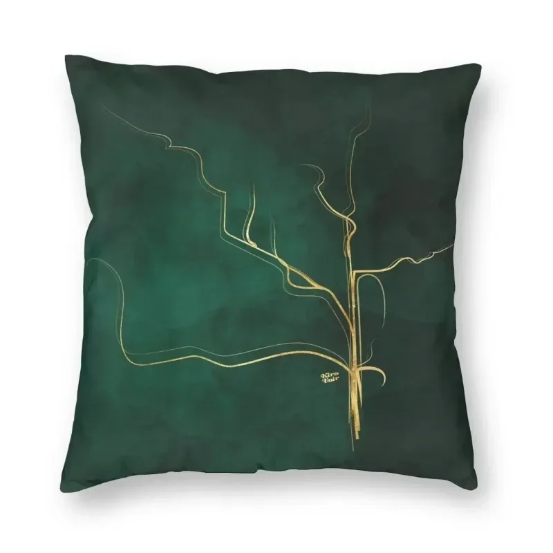Creative cover with Kintsugi print for stylish interiors
