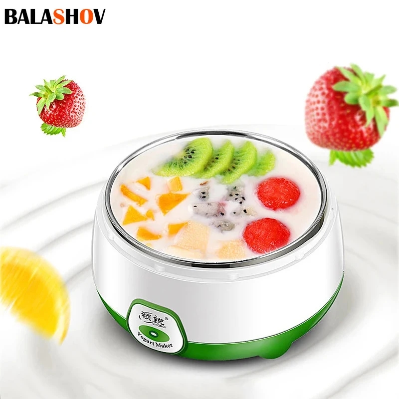 This mini yogurt maker allows you to prepare yogurt in just 8-12 hours.