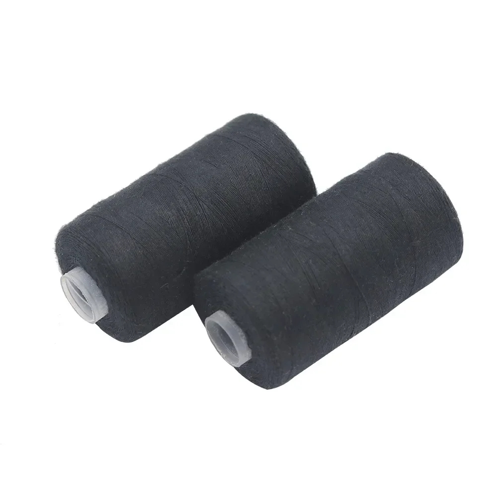 Polyester sewing threads suitable for various materials