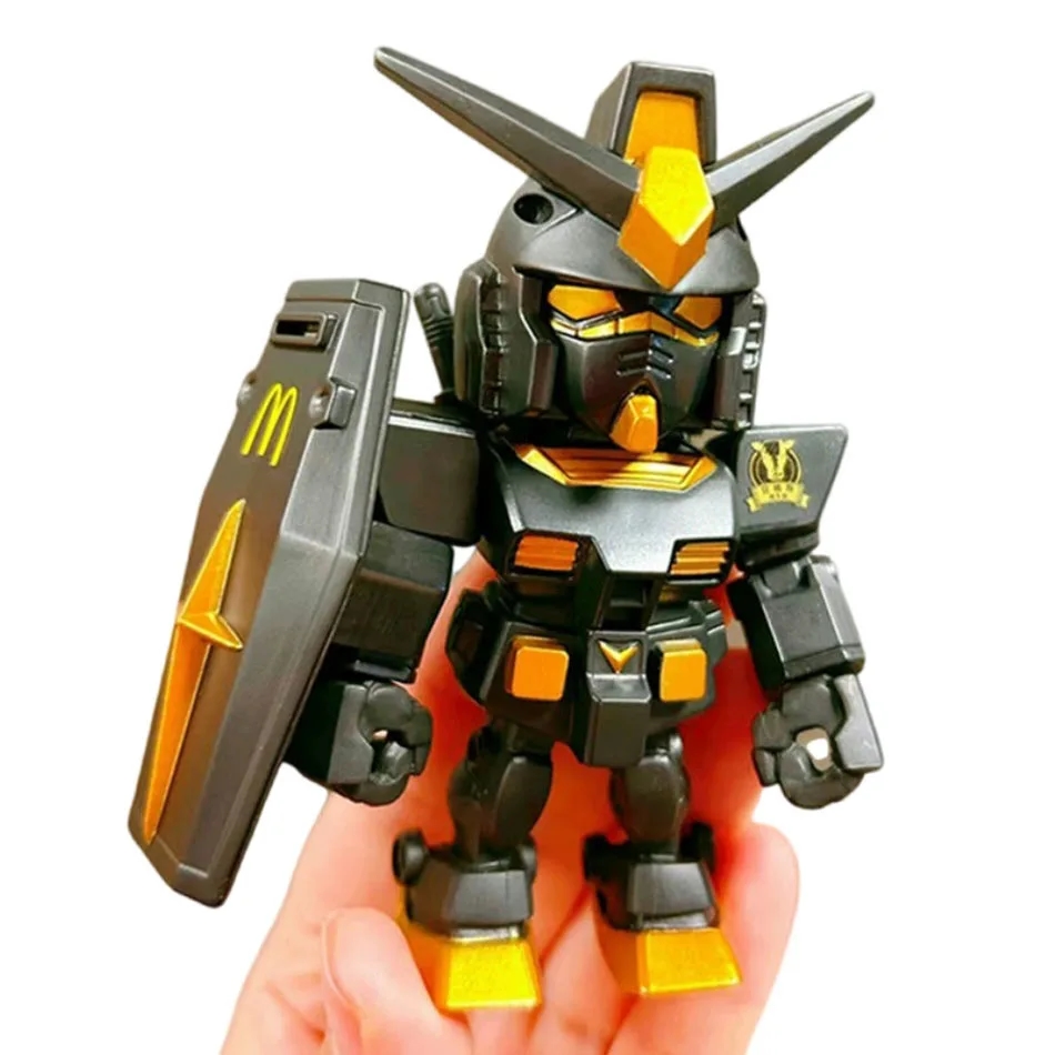 Nahaufnahme von Details und Designelementen der Sammlungsfigur Gundam RX-78-2