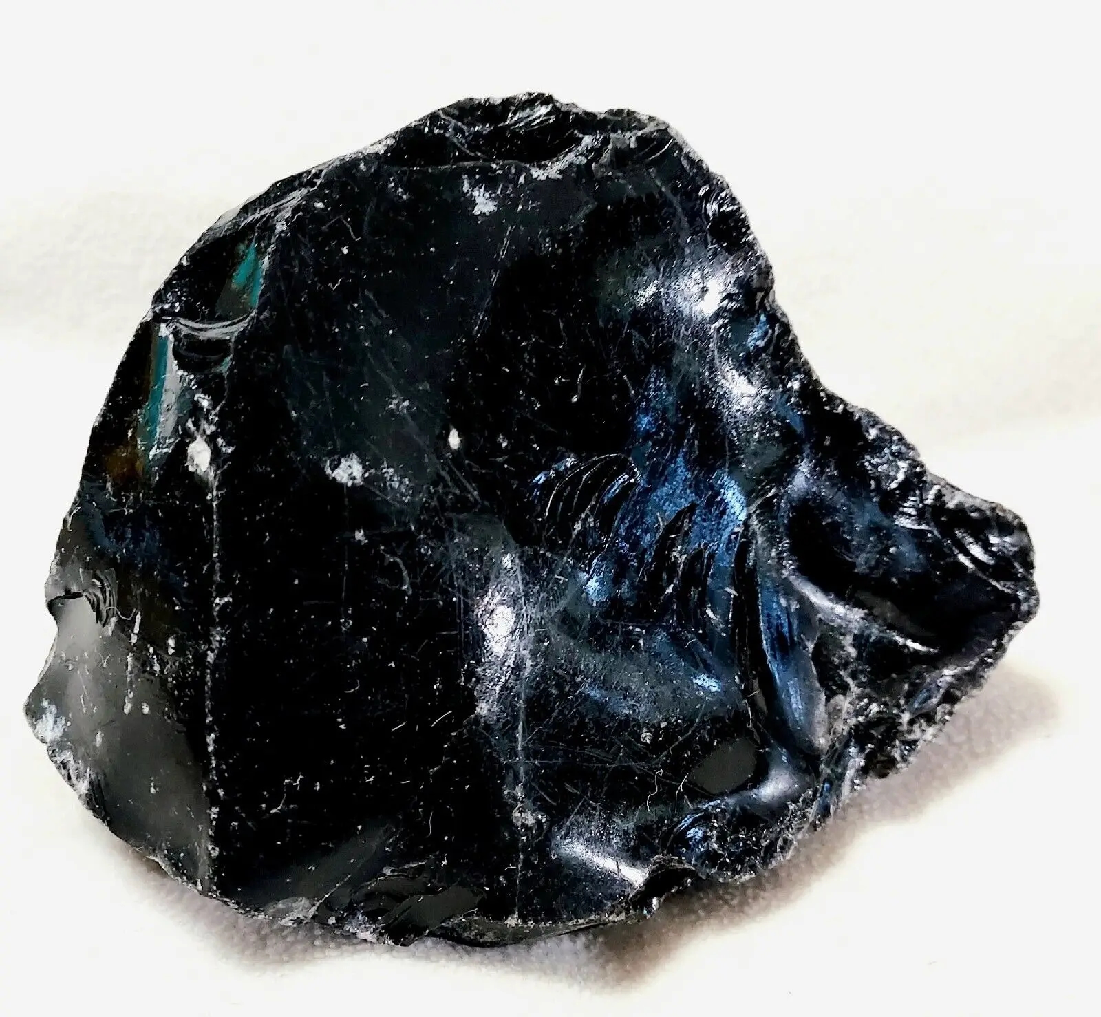 Energy crystals of black obsidian that aid in healing and protection